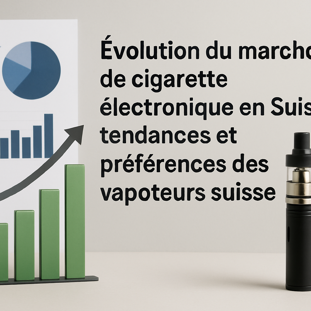 Évolution du marché de la cigarette électronique en Suisse, tendances et préférences des vapoteurs suisses
